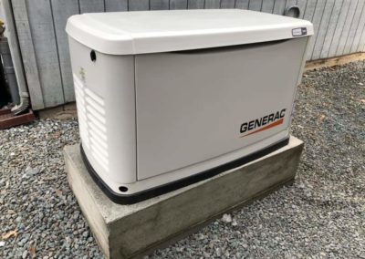 Generator home generator side view